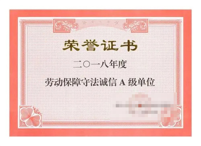 گواهی افتخار III